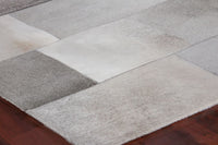 Exquisite Rugs Natural Hide Cowhide Silver Area Rug