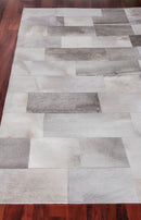 Exquisite Rugs Natural Hide Cowhide Silver Area Rug