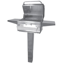 Fire Magic Charcoal Legacy In Ground Post Grill w Smoker Hood