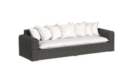 Sunset West Cabo Sofa in Soothe Pearl with Flange Welt