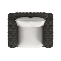 Sunset West Cabo Oversized Club Chair in Soothe Pearl with Flange Welt