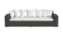Sunset West Cabo Sofa in Soothe Pearl with Flange Welt