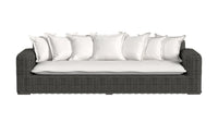 Sunset West Cabo Sofa in Soothe Pearl with Flange Welt