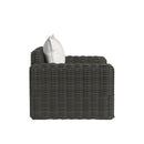 Sunset West Cabo Oversized Club Chair in Soothe Pearl with Flange Welt