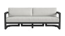 Sunset West Malibu Sofa in Cast Silver - No Welt