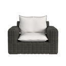 Sunset West Cabo Oversized Club Chair in Soothe Pearl with Flange Welt