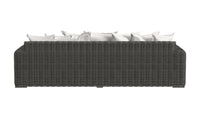 Sunset West Cabo Sofa in Soothe Pearl with Flange Welt