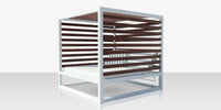 DecoScapes Furniture Breeze Aluminum Daybed Square