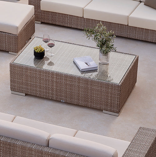 Skyline Design Paloma Coffee Table with Glass