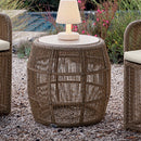 Skyline Design Calixto Side Table with Glass