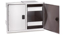 Fire Magic Legacy Double Door w Dual Drawers and Trash Tray
