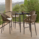 Skyline Design Rodona Square Pub Table with Glass