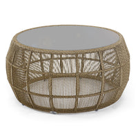 Skyline Design Calixto Coffee Table with Glass
