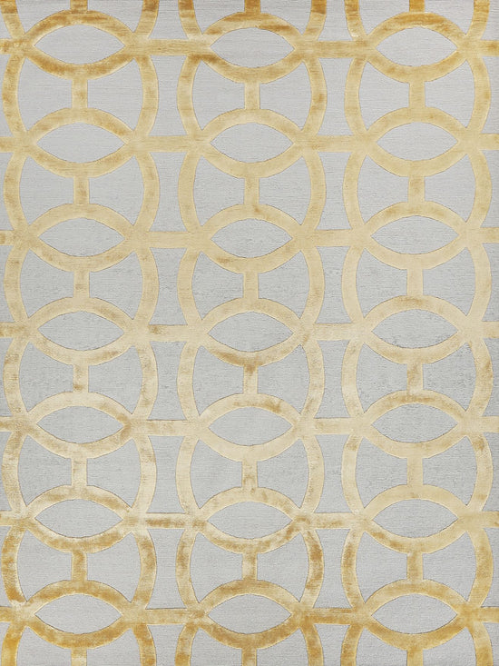 Exquisite Rugs Metro Velvet Handmade Hand-Knotted New Zealand Wool and Viscose  Area Rug
