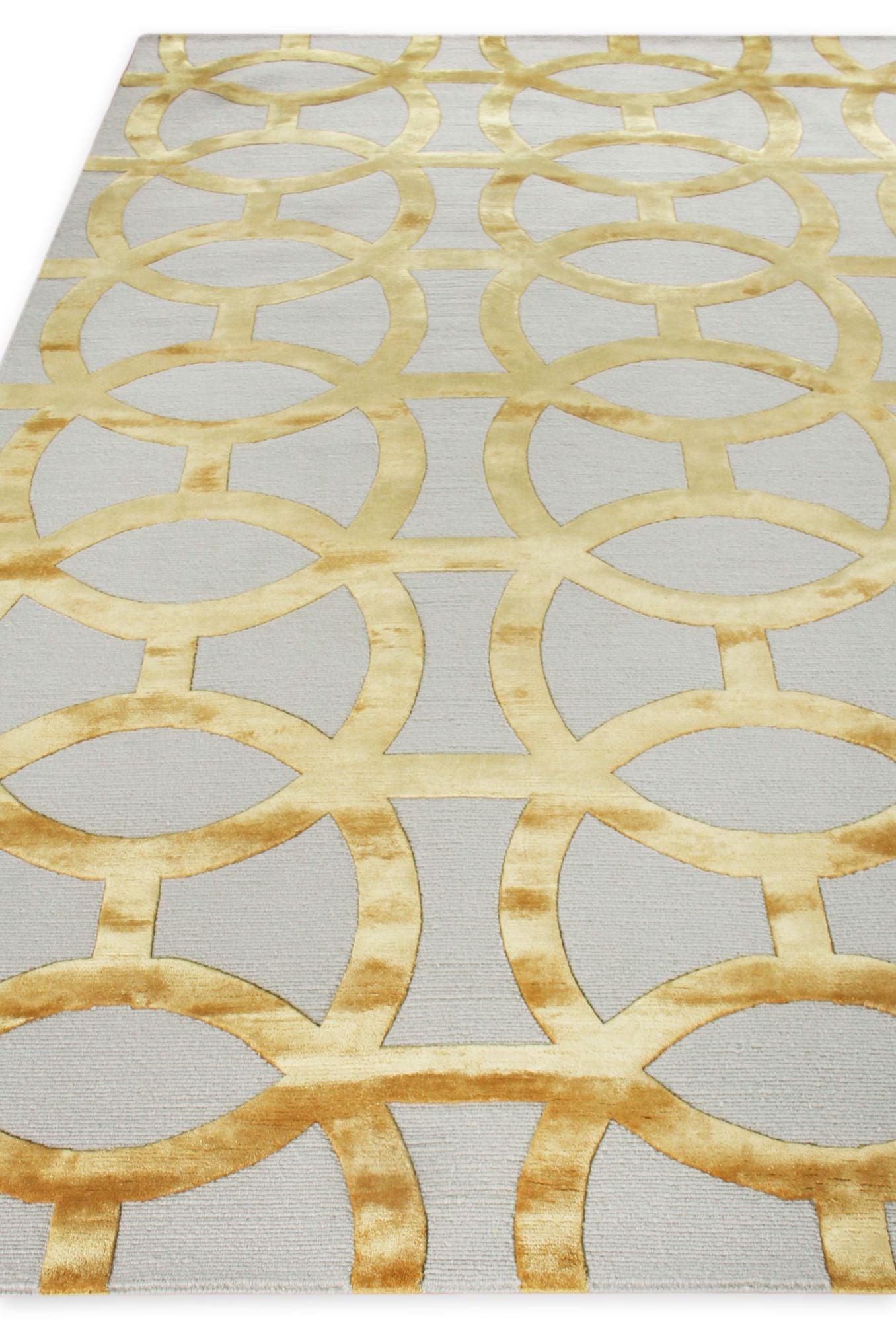 Exquisite Rugs Metro Velvet Handmade Hand-Knotted New Zealand Wool and Viscose  Area Rug