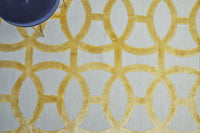 Exquisite Rugs Metro Velvet Handmade Hand-Knotted New Zealand Wool and Viscose  Area Rug