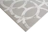 Exquisite Rugs Metro Velvet Handmade Hand-Knotted New Zealand Wool and Viscose  Area Rug