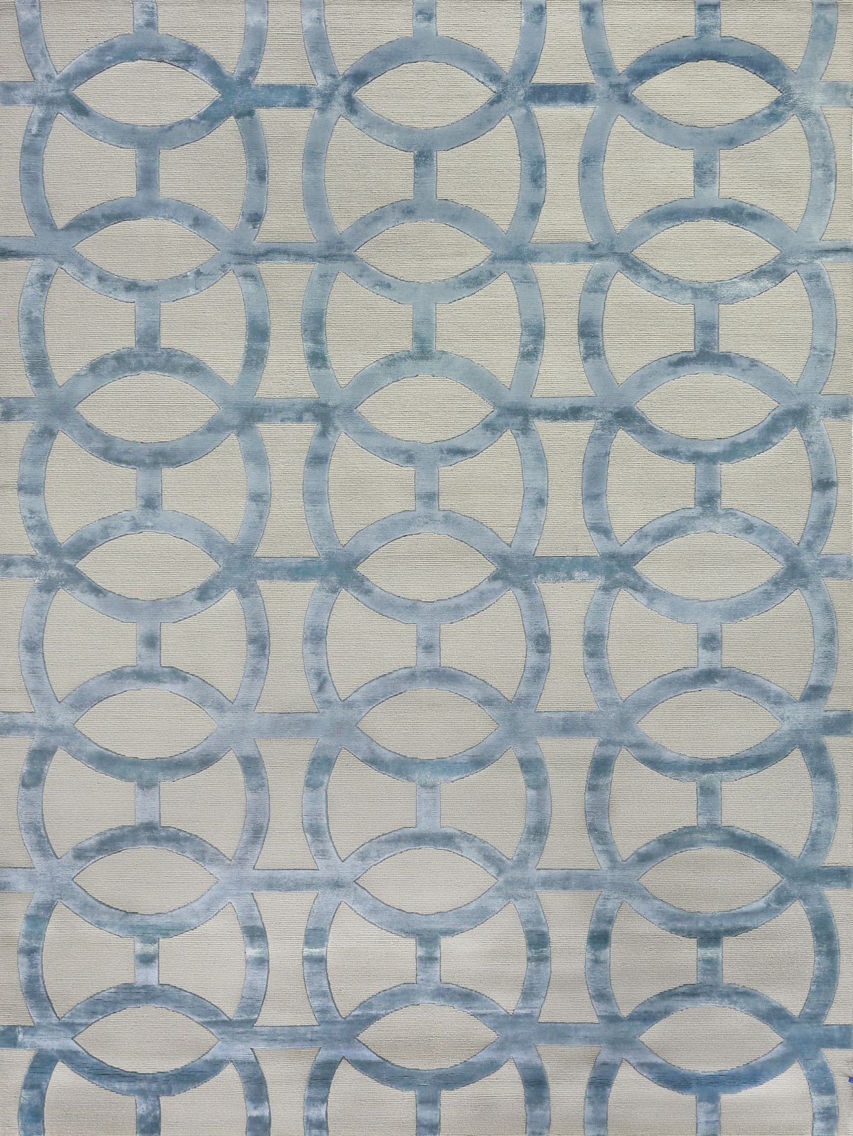 Exquisite Rugs Metro Velvet Handmade Hand-Knotted New Zealand Wool and Viscose  Area Rug