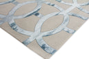 Exquisite Rugs Metro Velvet Handmade Hand-Knotted New Zealand Wool and Viscose  Area Rug