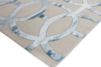 Exquisite Rugs Metro Velvet Handmade Hand-Knotted New Zealand Wool and Viscose  Area Rug