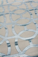 Exquisite Rugs Metro Velvet Handmade Hand-Knotted New Zealand Wool and Viscose  Area Rug