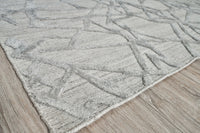 Exquisite Rugs Windsor Handmade Hand Loomed New Zealand Wool and Bamboo Silk Rug 6'X9'
