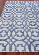 Exquisite Rugs Windsor Handmade Hand Loomed New Zealand Wool and Bamboo Silk Rug 6'X9'