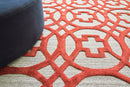 Exquisite Rugs Windsor Handmade Hand Loomed New Zealand Wool and Bamboo Silk Rug 6'X9'