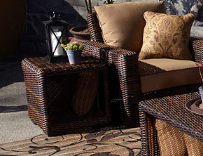 Sunset West Montecito Wicker End Table