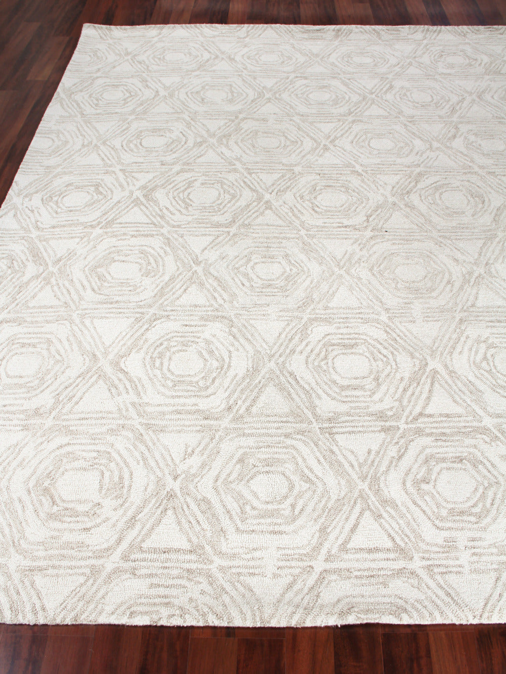 Exquisite Rugs Caprice Handmade Hand-Tufted New Zealand Wool Area Rug