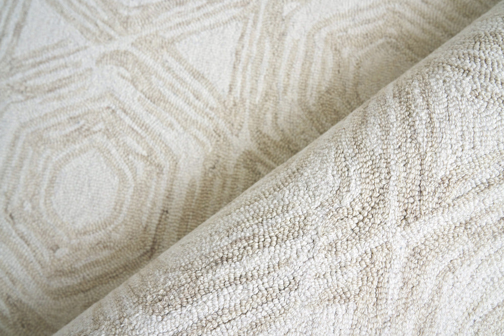 Exquisite Rugs Caprice Handmade Hand-Tufted New Zealand Wool Area Rug