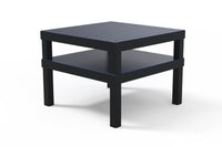 Telescope Casual Leeward Marine Grade Polymer 28.5" x 28.5" Marine Grade Polymer Top Corner Table