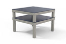 Telescope Casual Leeward Marine Grade Polymer 28.5" x 28.5" Marine Grade Polymer Top Corner Table