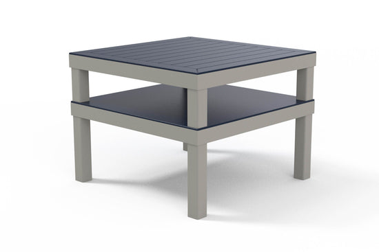 Telescope Casual Leeward Marine Grade Polymer 28.5" x 28.5" Marine Grade Polymer Top Corner Table