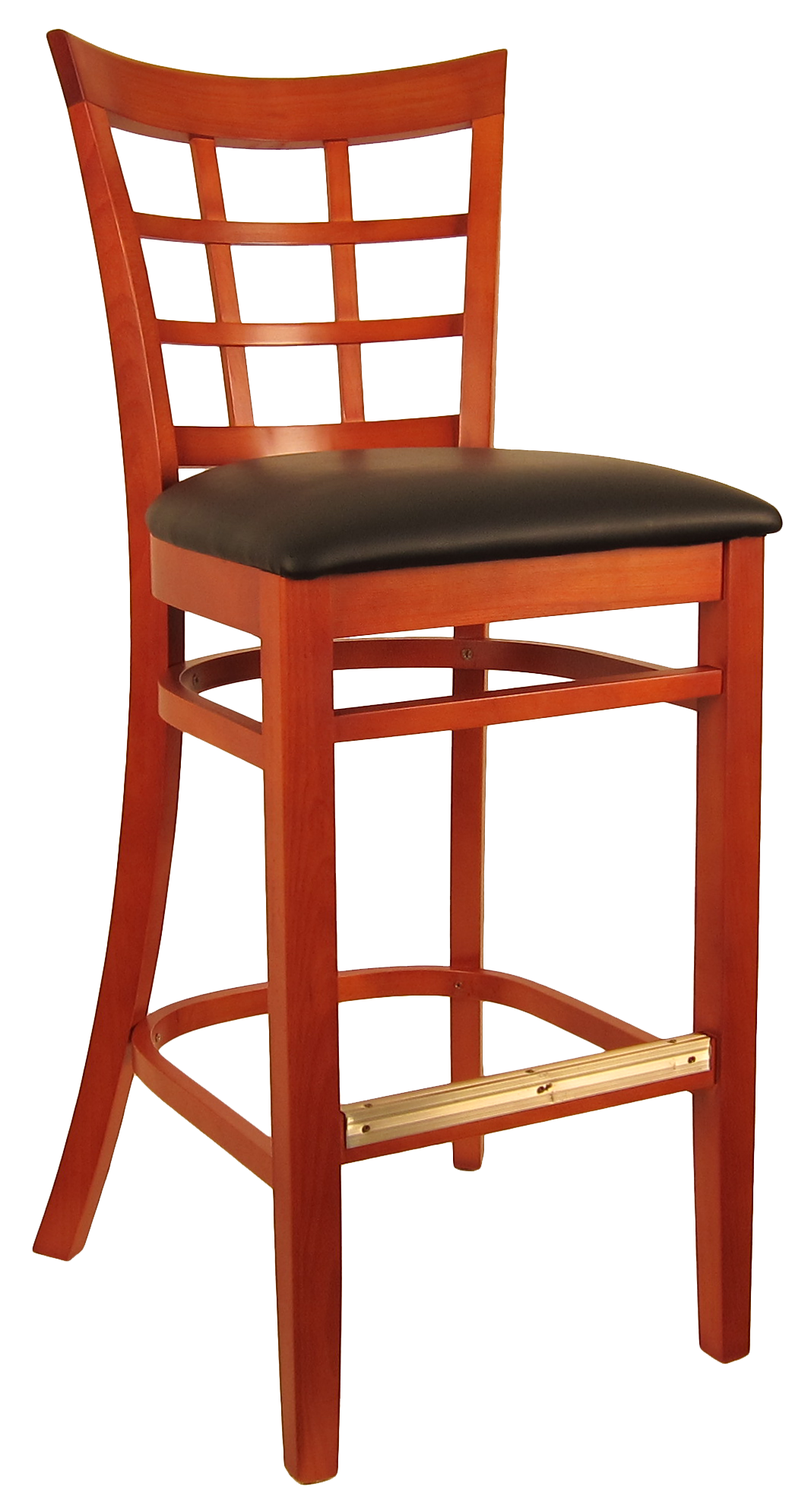H&D Seating Window Back Series Wood Bar Stool