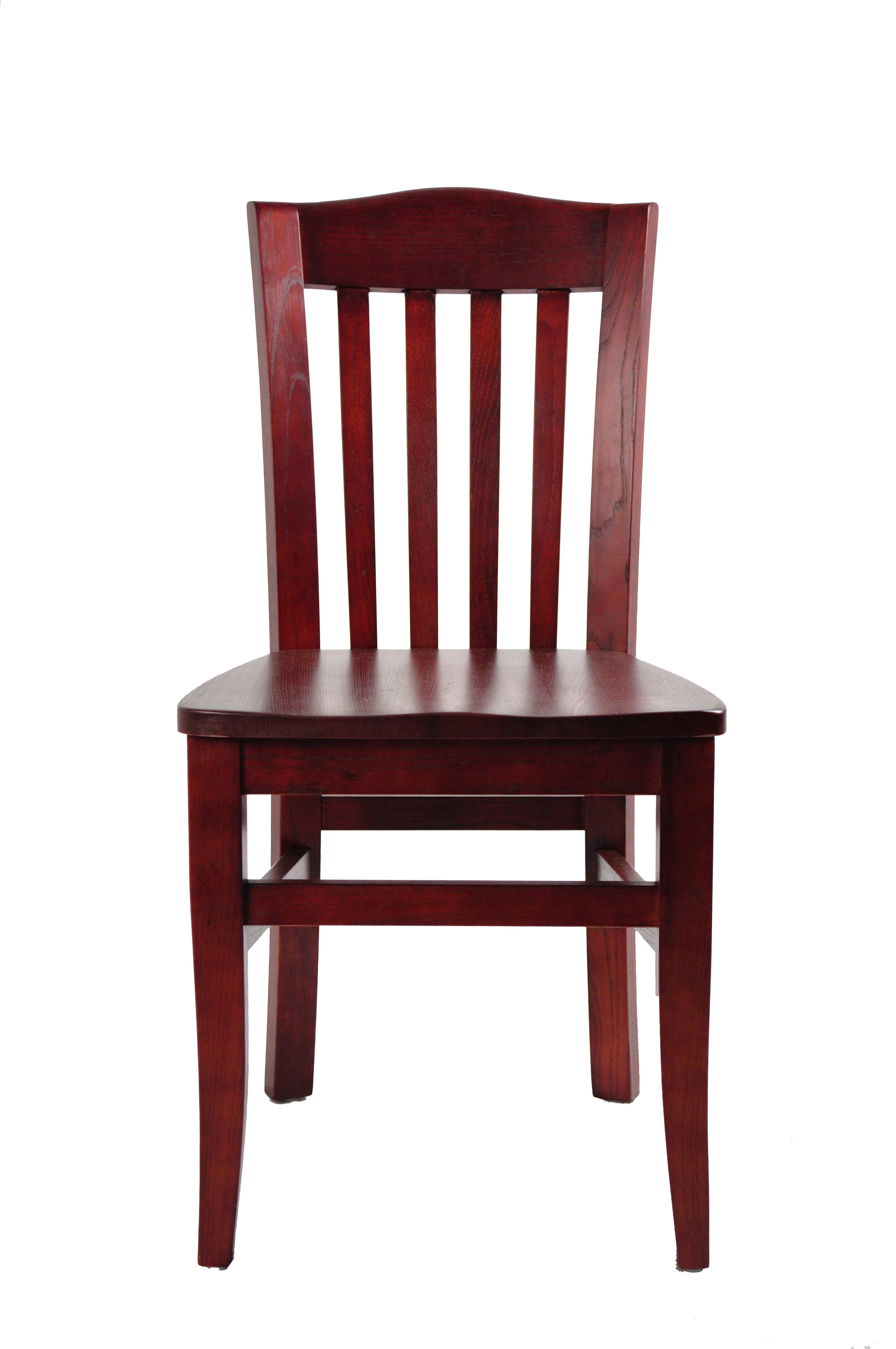 H&D Seating Crown Back Series Wood Chair - Set of 2