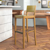 H&D Seating Maddison Wooden Barstool with Plywood Seat