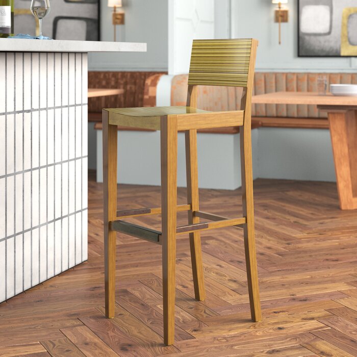 H&D Seating Maddison Wooden Barstool with Plywood Seat