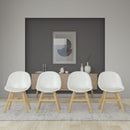 International Home Miami Amazonia 4-Piece Chairs Set | Ideal for Indoors