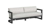 Sunset West Malibu Sofa in Cast Silver - No Welt