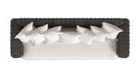Sunset West Cabo Sofa in Soothe Pearl with Flange Welt