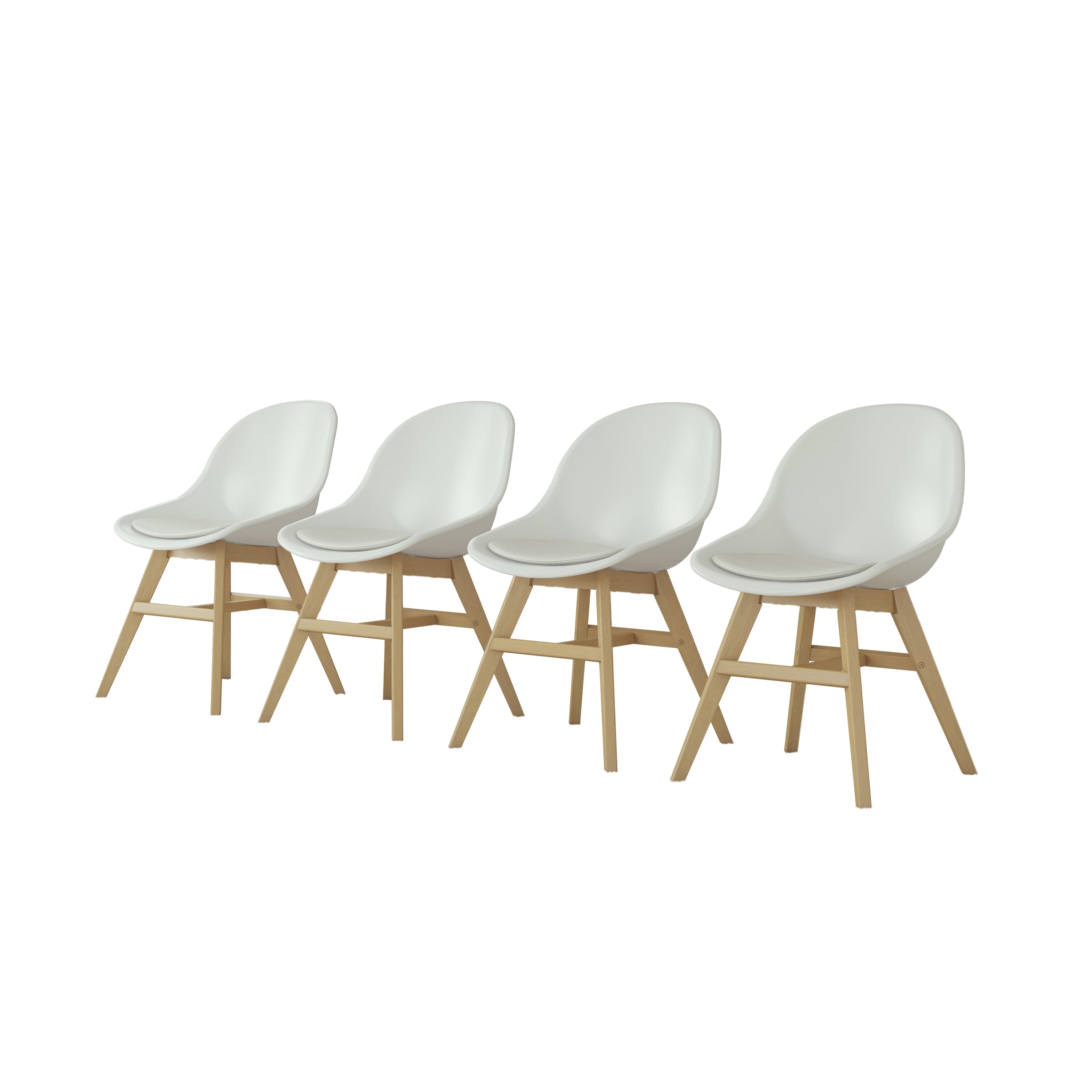 International Home Miami Amazonia 4-Piece Chairs Set | Ideal for Indoors