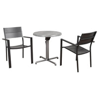 International Home Miami Atlantic Koningsdam 3 Piece Round Patio Dining Set