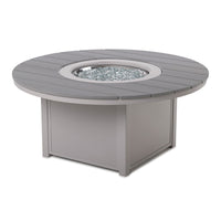 Telescope Casual Rustic Polymer 54" Round Fire Table