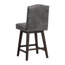 Sunpan Brenan Counter Stool in Bravo Admiral / Cognac / Zenith Alabaster