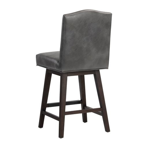 Sunpan Brenan Counter Stool in Bravo Admiral / Cognac / Zenith Alabaster