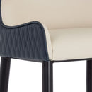 Sunpan Gianni Barstool - Dillon Cream-Dillon Thunder / Dillon Stratus-Dillon Black