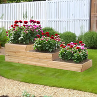 All Things Cedar 3-Step Tiered Garden Box