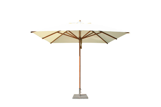 Bambrella Levante 3.0m Square Bamboo Umbrella
