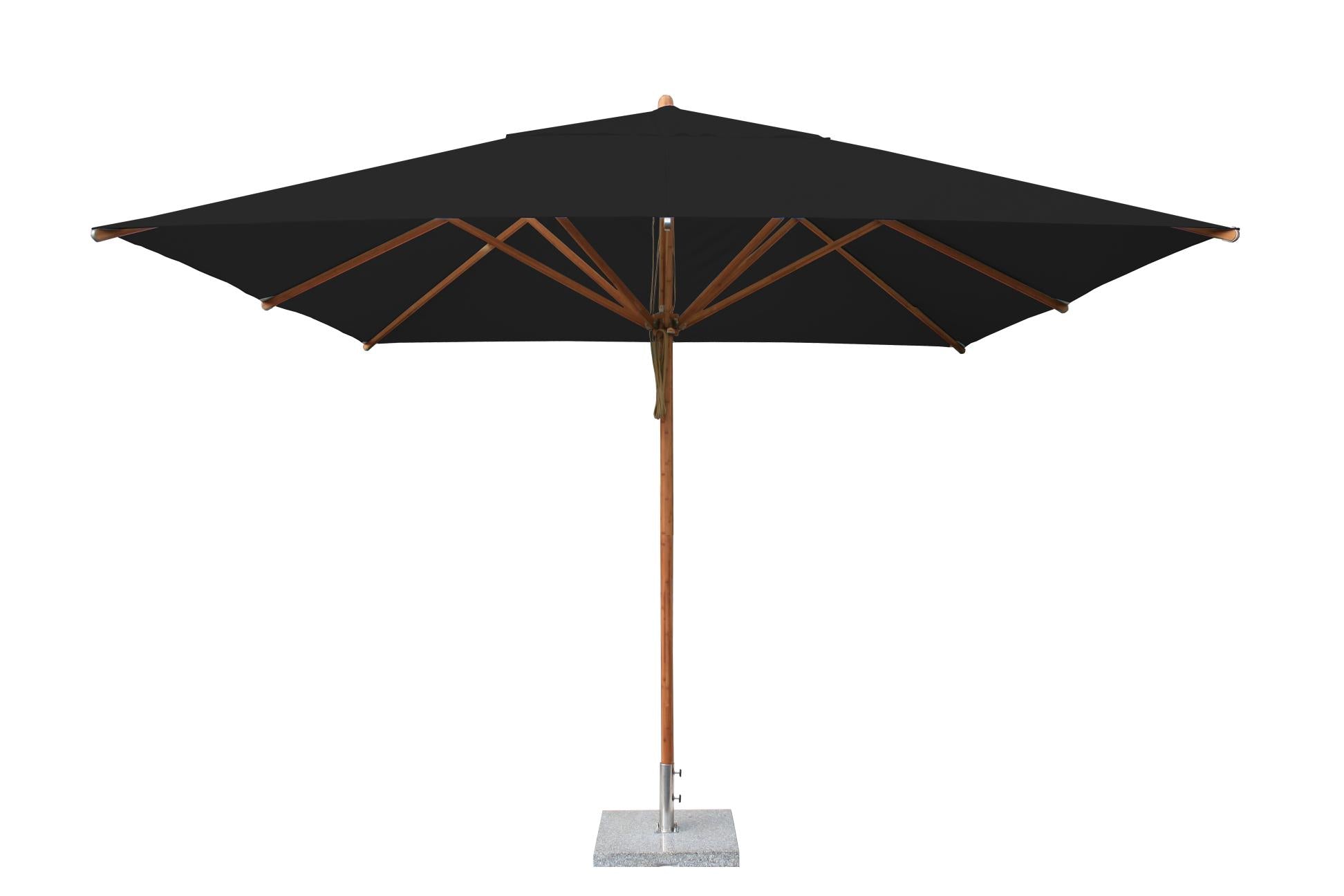 Bambrella Levante 3.4m Square Bamboo Umbrella
